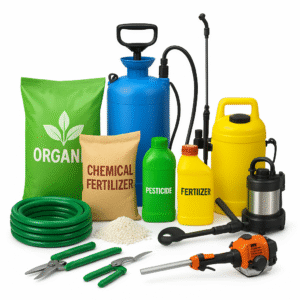 Organic fertilizer, chemical fertilizer, plant nutrients