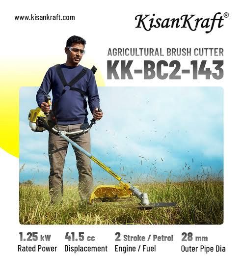 KISAN KRAFT KK-BC2-143 BRUSH CUTTER
